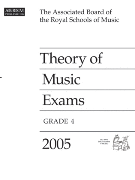 Theory of Music Exams, Grade 4, 2005