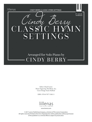 Book cover for Cindy Berry: Classic Hymn Settings (Digital Delivery)