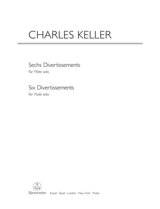 Six Divertissements for Solo Flute