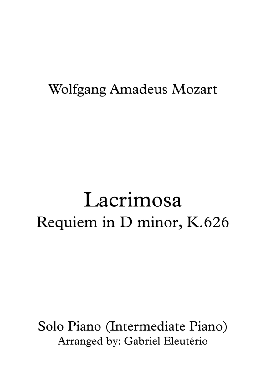 Lacrimosa Requiem in D minor, K.626 image number null