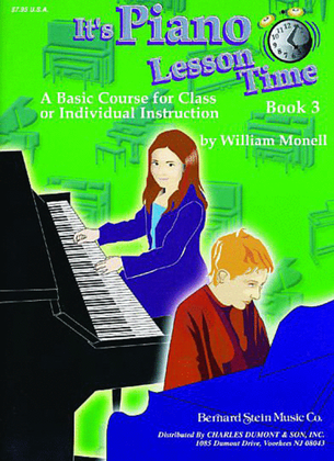 Book cover for It's Piano Lesson Time Book 3