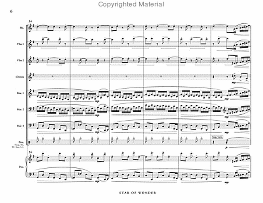 Star of Wonder (score & parts) image number null