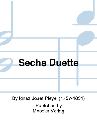 Book cover for Sechs Duette