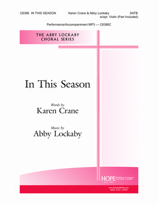 Book cover for In This Season