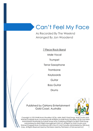 Book cover for Can't Feel My Face