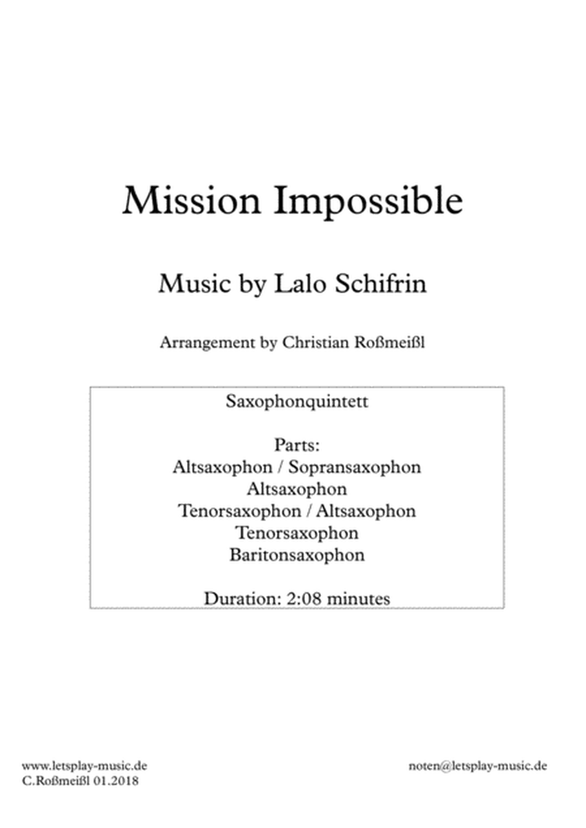 Mission: Impossible Theme from the Paramount Television Series MISSION: IMPOSSIBLE image number null