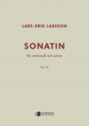 Book cover for Sonatin for violoncell och piano