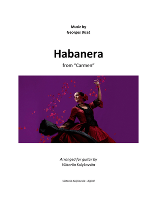 Book cover for Habanera - Carmen (Bizet) - Guitar Solo