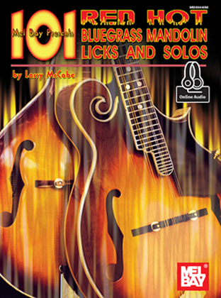 Book cover for 101 Red Hot Bluegrass Mandolin Licks & Solos