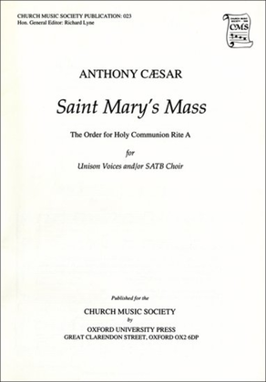Book cover for St Mary's Mass