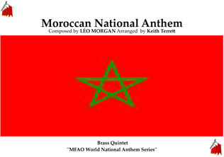 Book cover for Moroccan National Anthem for Brass Quintet