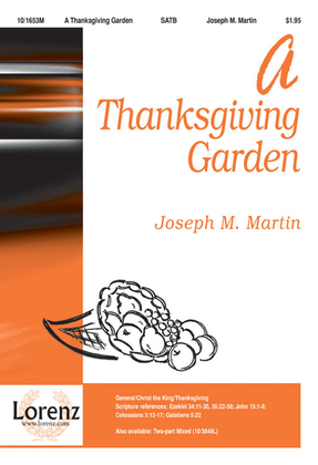 Book cover for A Thanksgiving Garden