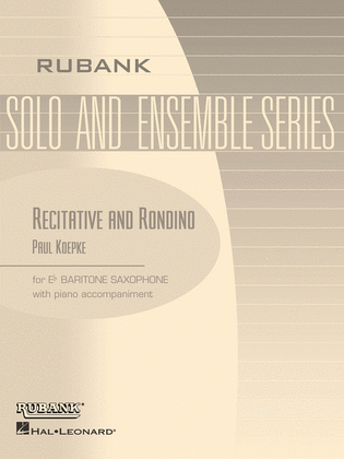 Book cover for Recitative and Rondino