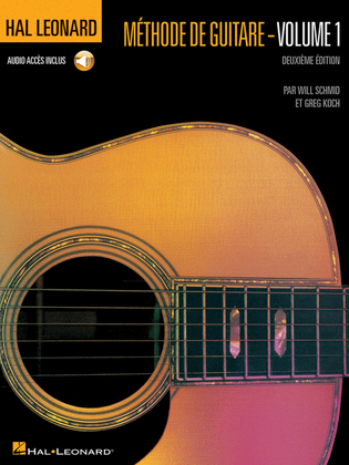 Book cover for French Edition: Hal Leonard Methode de Guitare - Volume 1 Deuxieme Edition