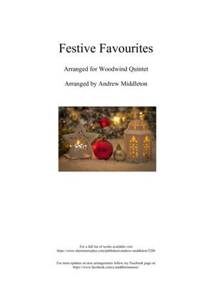 Festive Favourites arranged for Woodwind Quintet