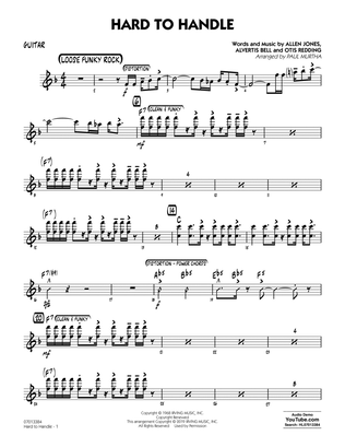 Hard to Handle (arr. Paul Murtha) - Guitar