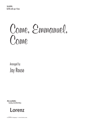 Book cover for Come, Emmanuel, Come