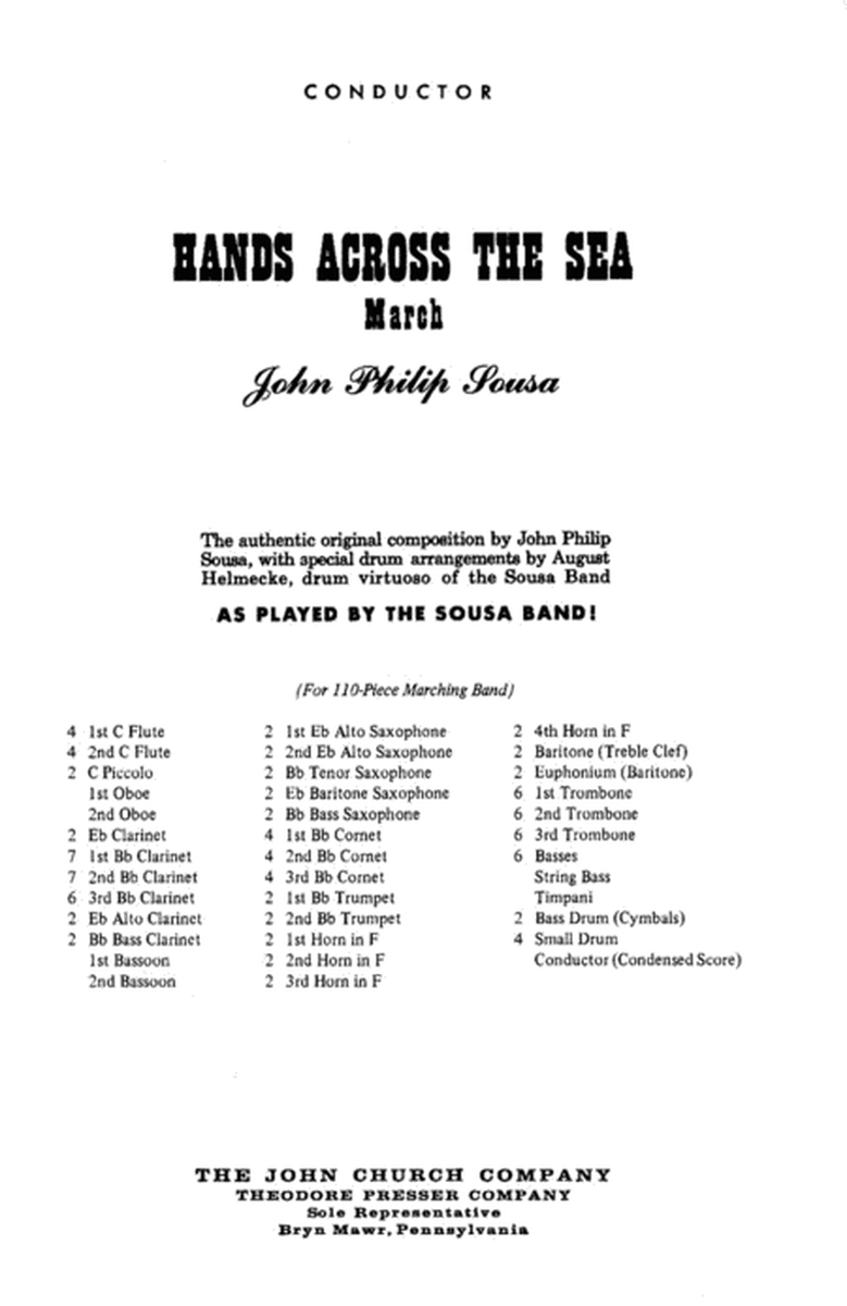 Hands Across the Sea