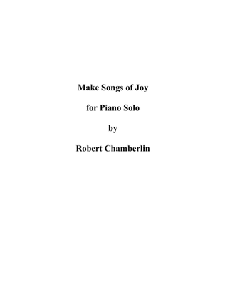 Book cover for Make Songs of Joy