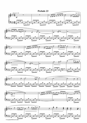 Prelude #23, Op. 1, No. 23