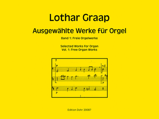 Book cover for Ausgewählte Orgelwerke, Band 1: Freie Orgelwerke