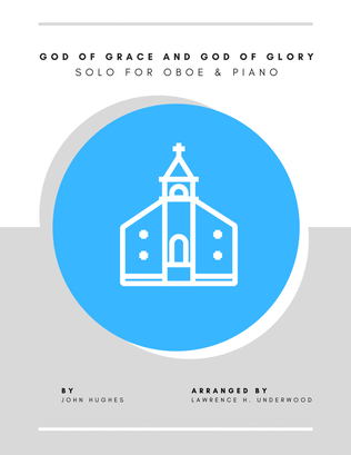 Book cover for God of Grace and God of Glory for Oboe