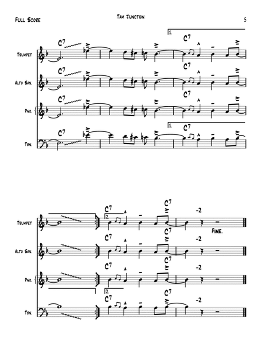 Tam Junction – Lead Sheet image number null