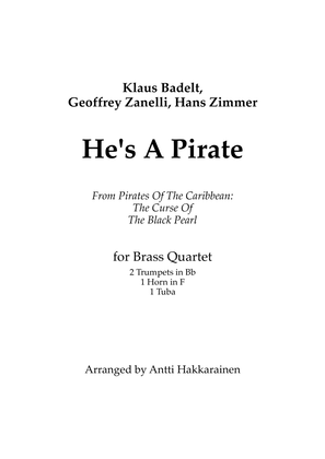 Book cover for He's A Pirate