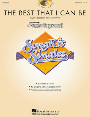 Book cover for The Best That I Can Be (SongKit Single)