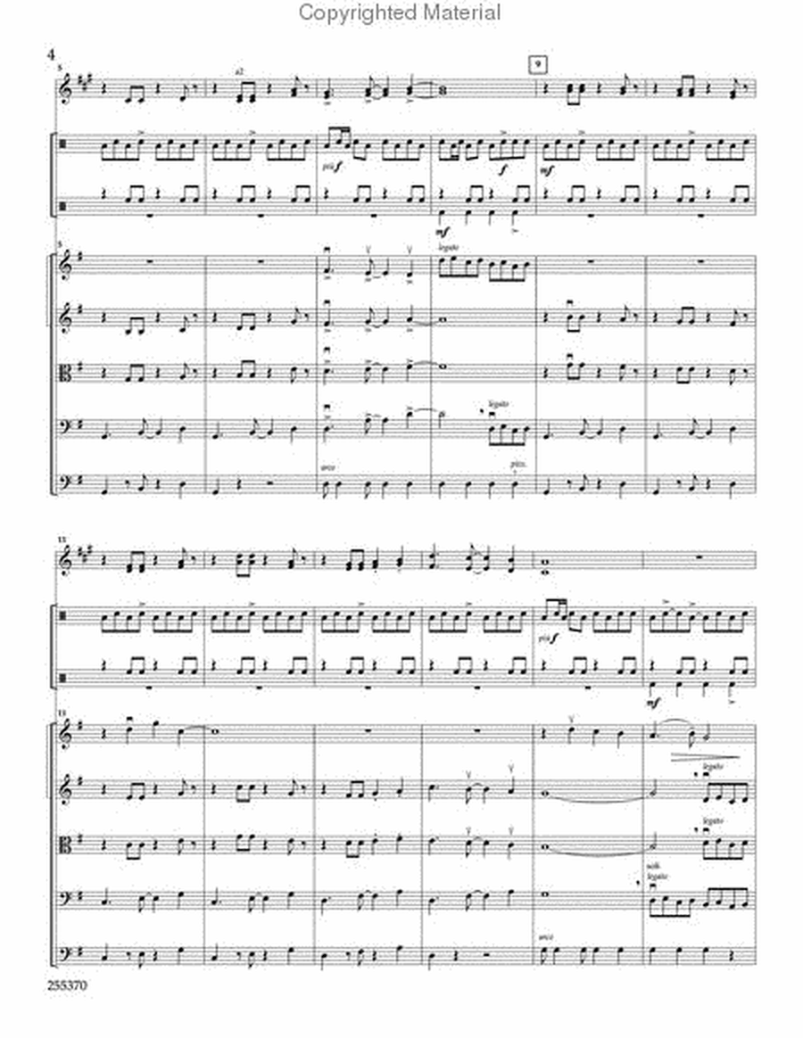 Island Breezes for String Orchestra - Score image number null