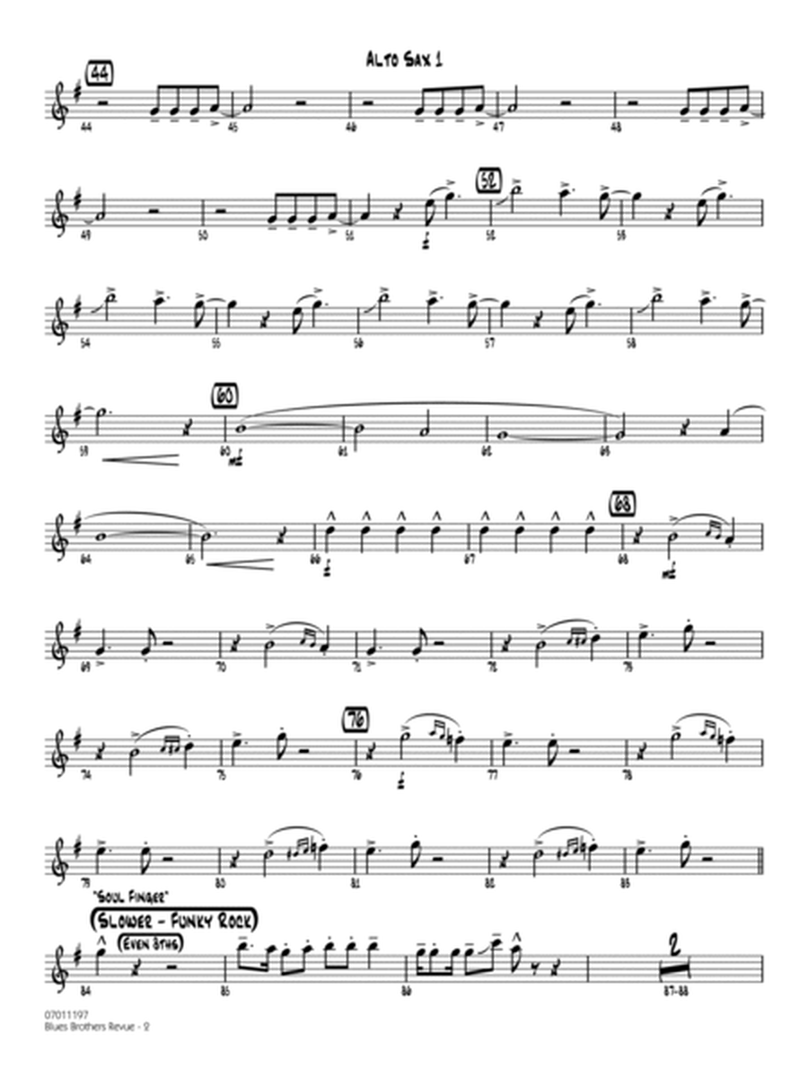 Blues Brothers Revue (arr. Roger Holmes) - Alto Sax 1