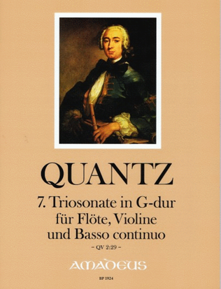 Book cover for 7. Trio sonata G major QV2:29