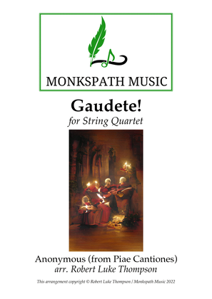 Book cover for Gaudete for String Quartet