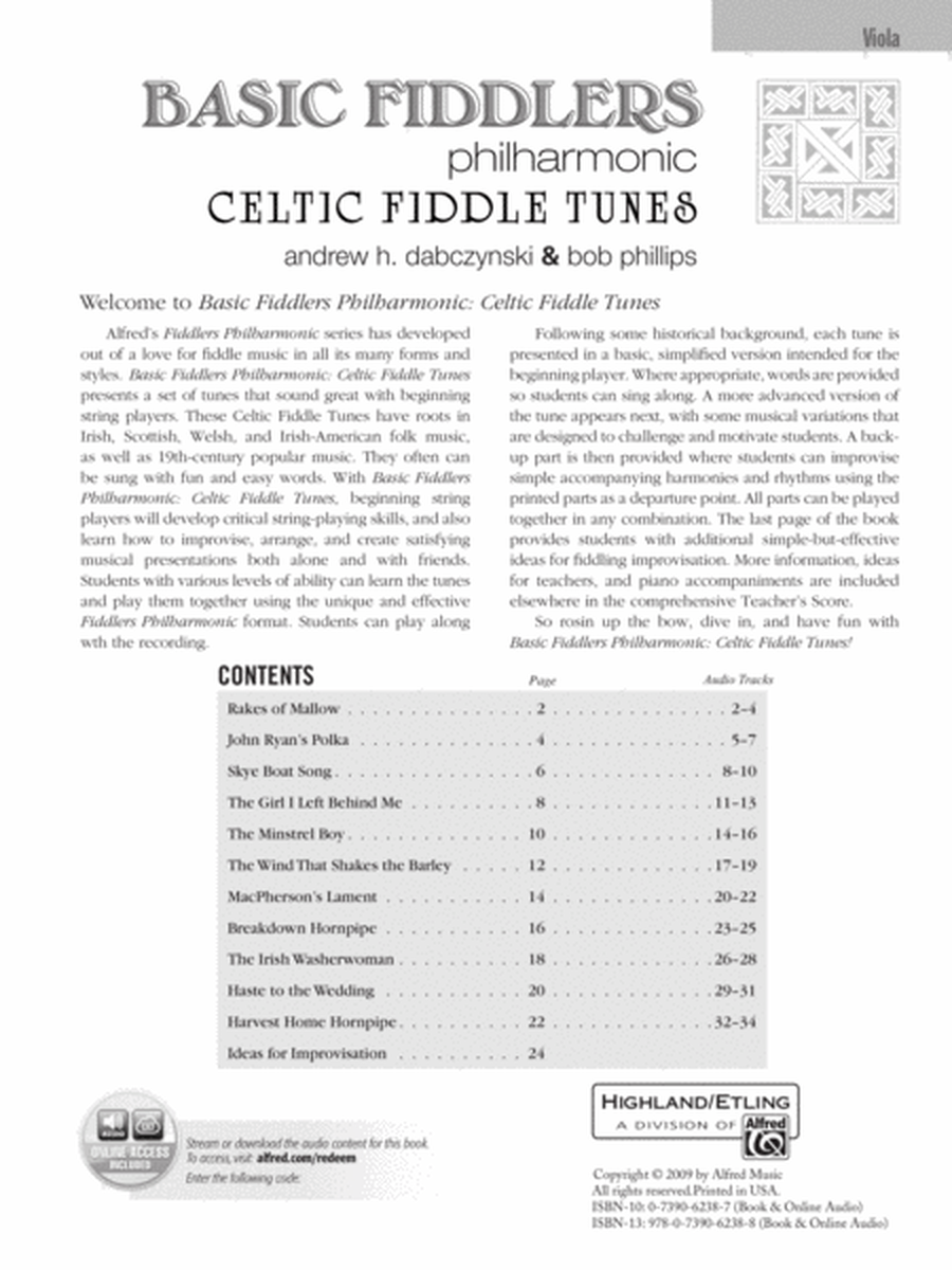 Basic Fiddlers Philharmonic Celtic Fiddle Tunes