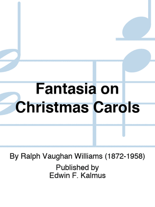 Book cover for Fantasia on Christmas Carols