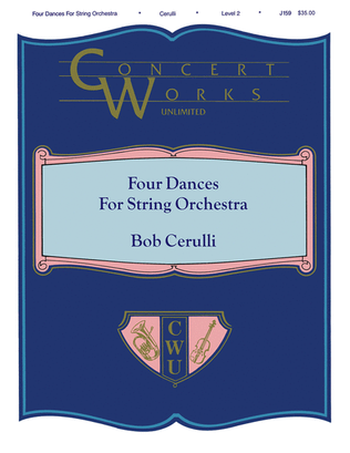 Book cover for Four Dances For String Orchestra