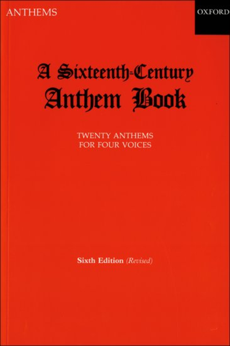 Sixteenth-Century Anthem Book