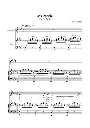 Ave Maria (Franz Schubert) - CONTRALTO_E