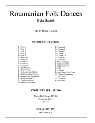 Roumanian Folk Dances