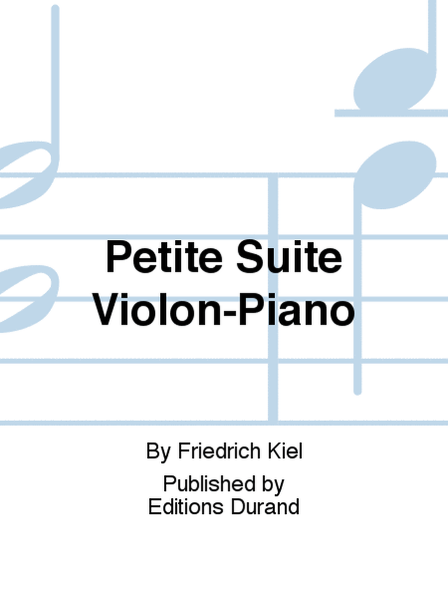 Petite Suite Violon-Piano