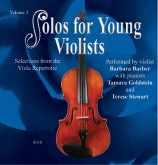 Book cover for Solos for Young Violists, Volume 1