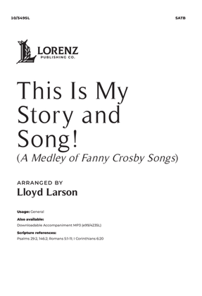 Book cover for This Is My Story and Song!