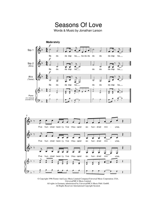 Seasons Of Love (from Rent)