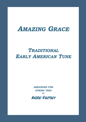 Book cover for Amazing Grace for string trio