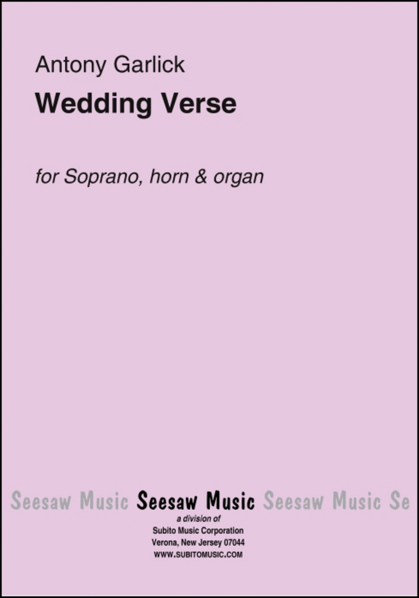 Wedding Verse