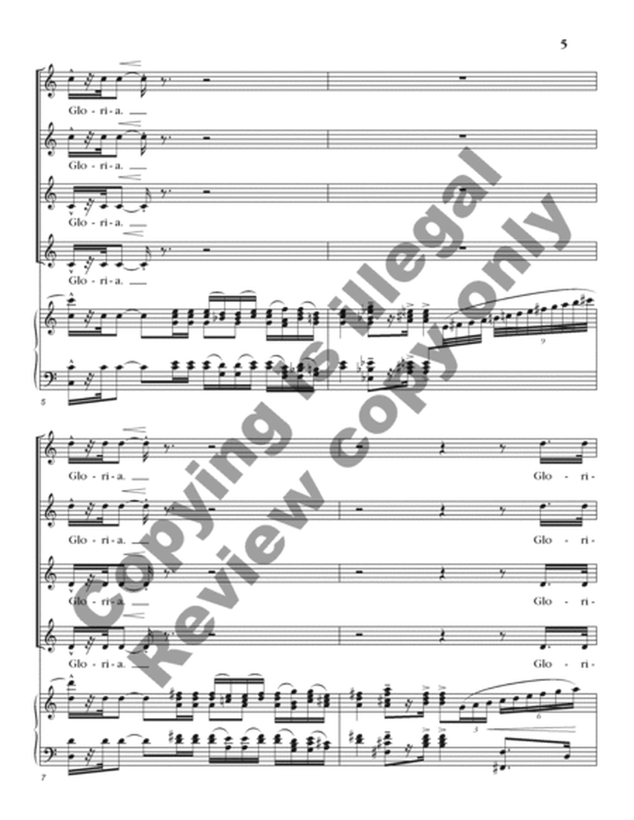 Gloria (Choral Score)