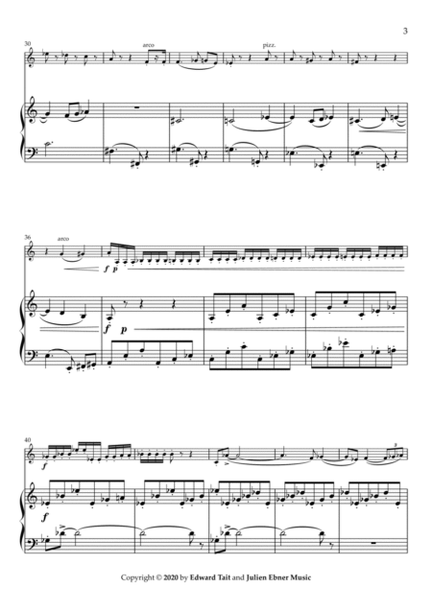 Prelude for Violin and Piano (Op. 3) – Score