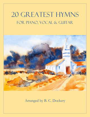 Book cover for 20 Greatest Hymns for Piano/Vocal/Guitar