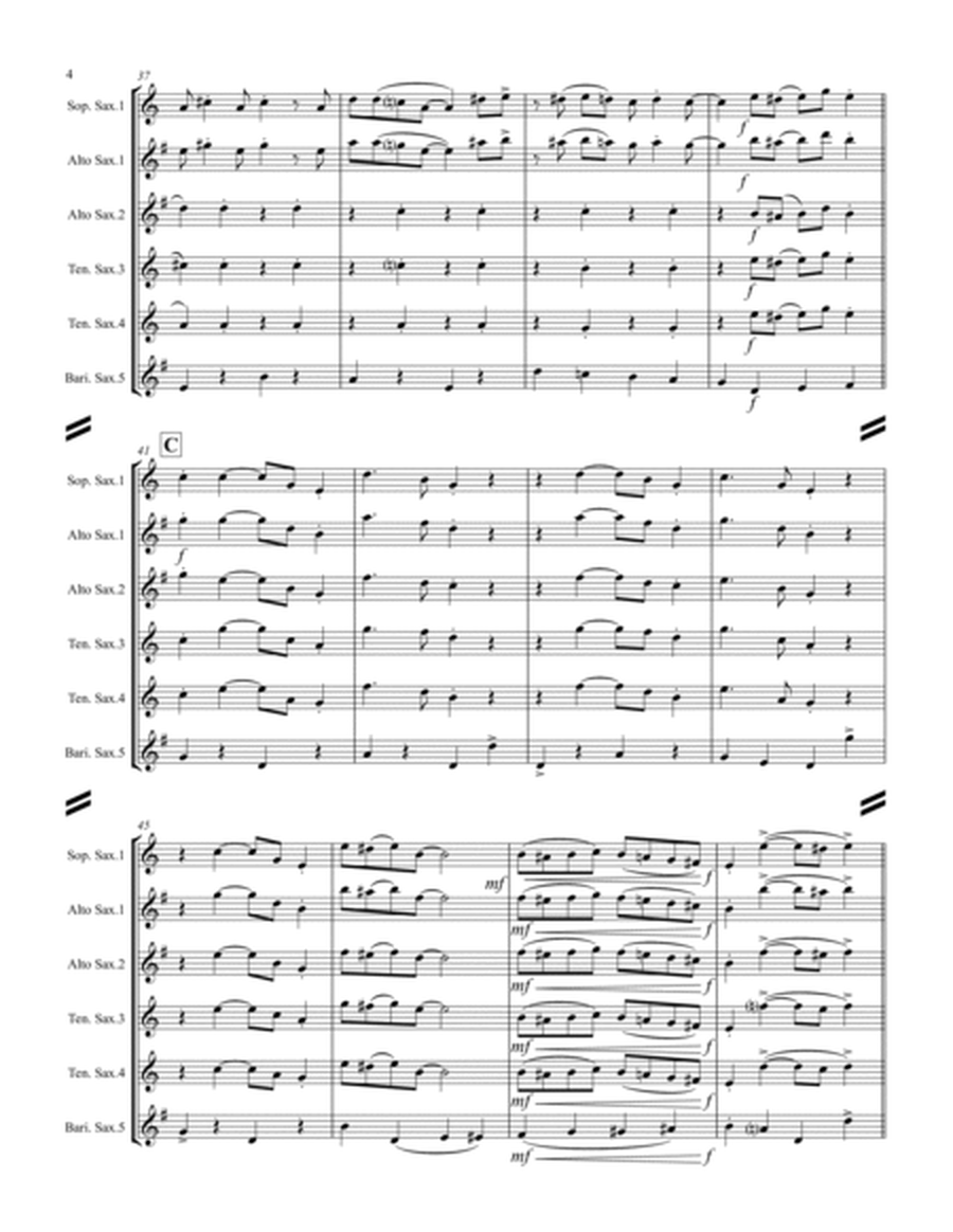 Muskrat Ramble (for Saxophone Quintet SATTB or AATTB)
