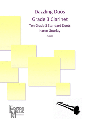 Book cover for Dazzling Duos Grade 3 Clarinet